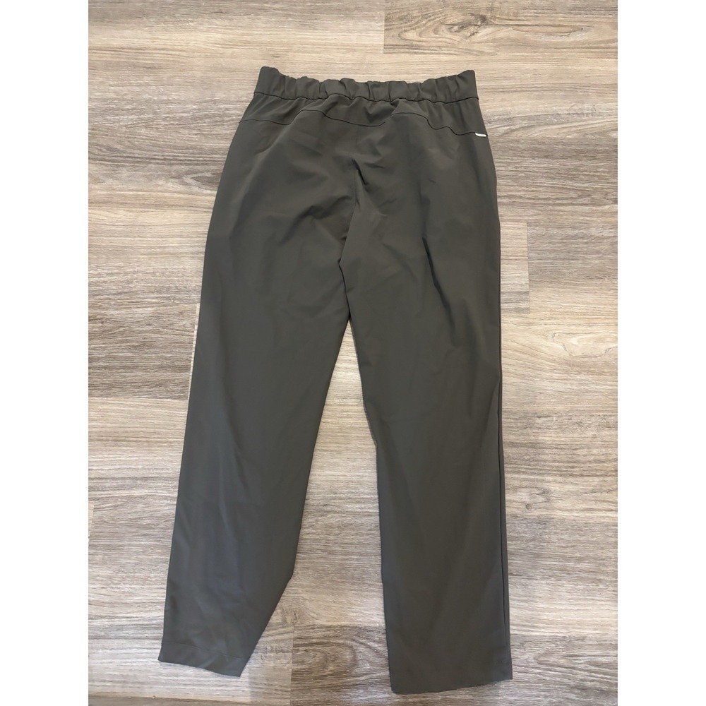 Vuori Women's Green Miles Ankle Athleisure Straight Cropped Pants See Measures - Picture 3 of 7